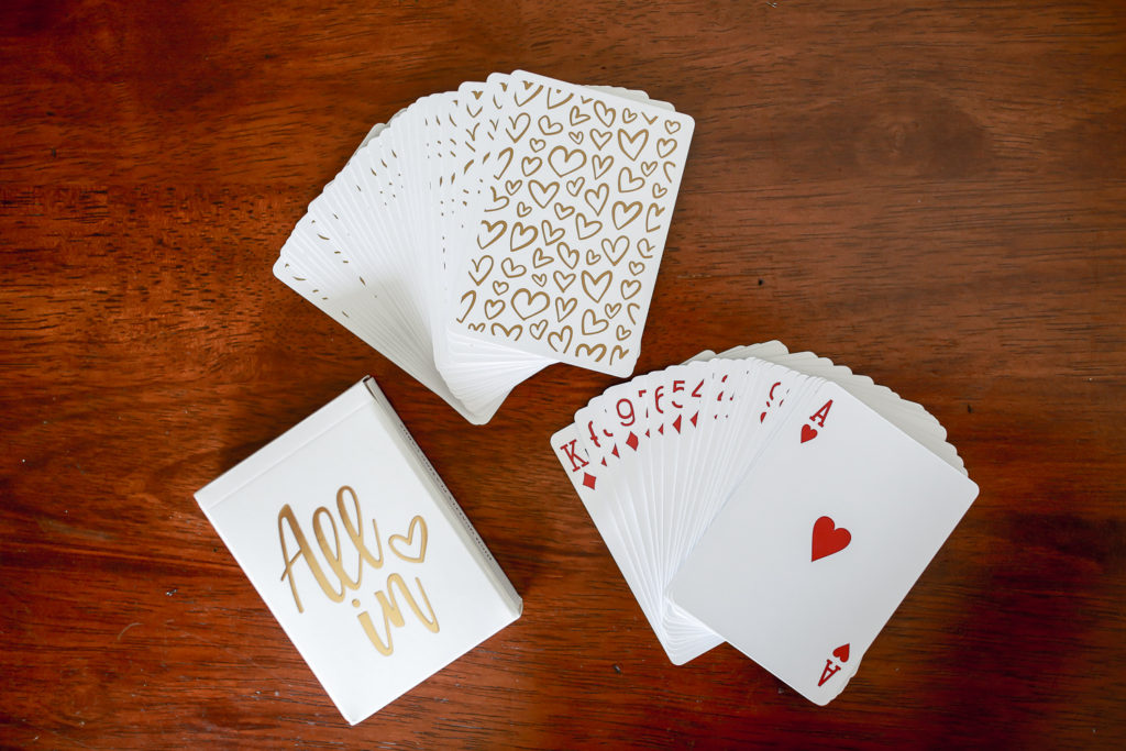 all in deck of hearts playing cards