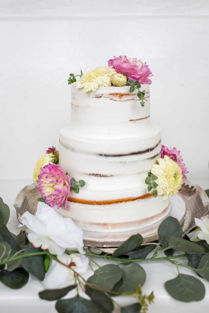 wedding cake Santa Barbara Yacht Wedding