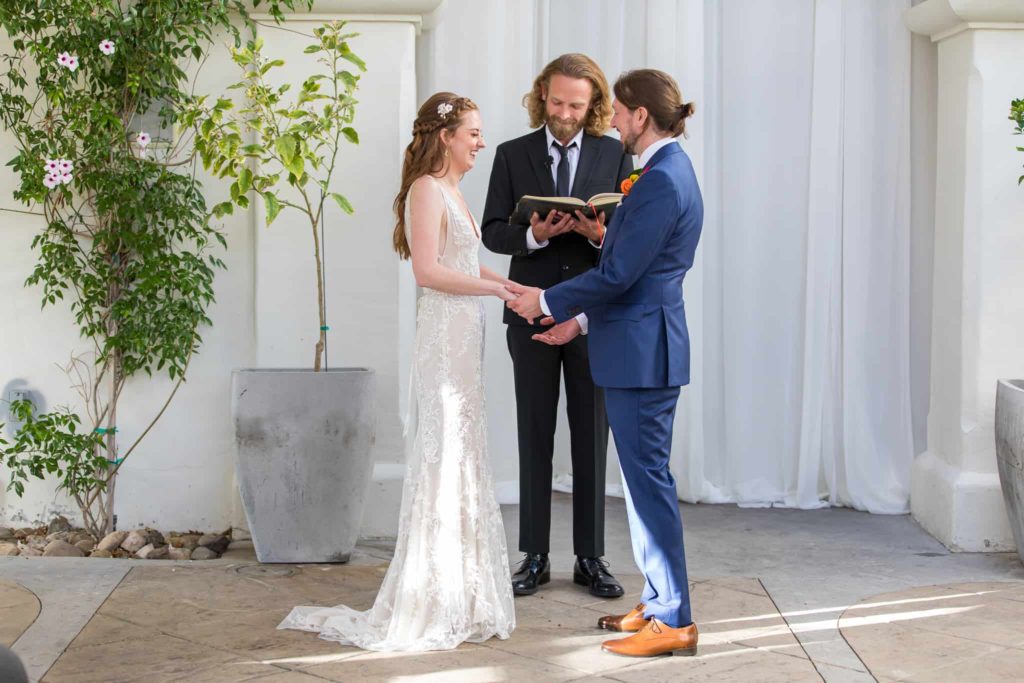 bride and grooms villa and vine wedding