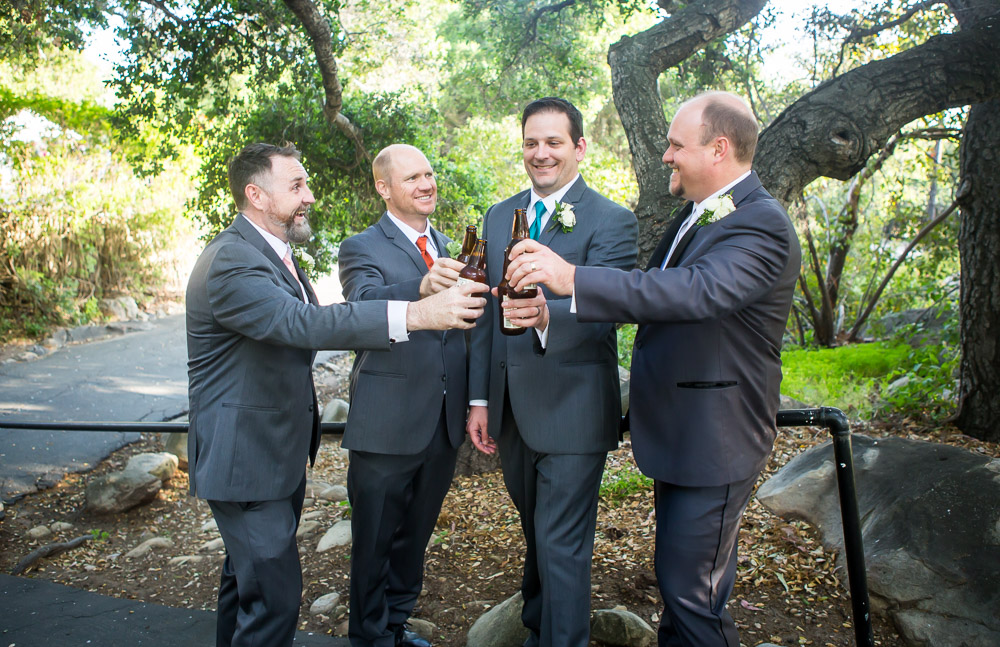 groomsmen toasting wedding photography